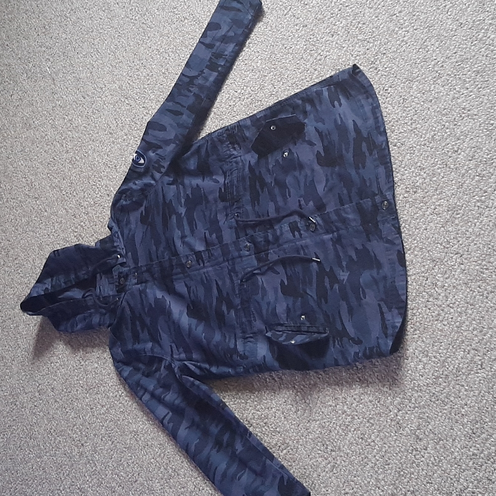 New Eye Patch Hooded Utility Jacket - image 6